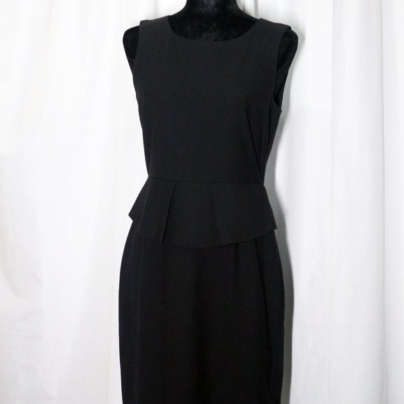 J. Crew Dresses & Skirts - J. Crew Black Pleated Sleeveless A-Line Wool Dress